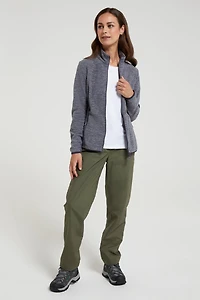 Snowdon Melange II Womens Full-Zip Fleece