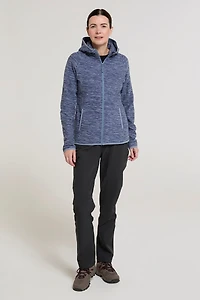 Lleyn Melange II Womens Fleece Hoodie