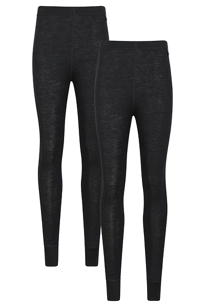 Merino Womens Base Layer Pants 2-Pack