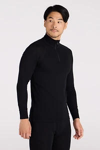 Merino II Mens Zip Neck Base Layer Top