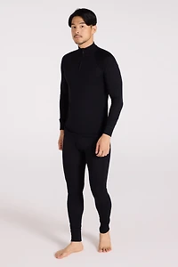 Merino II Mens Zip Neck Base Layer Top