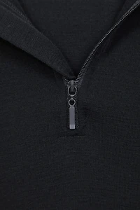 Merino II Mens Zip Neck Base Layer Top