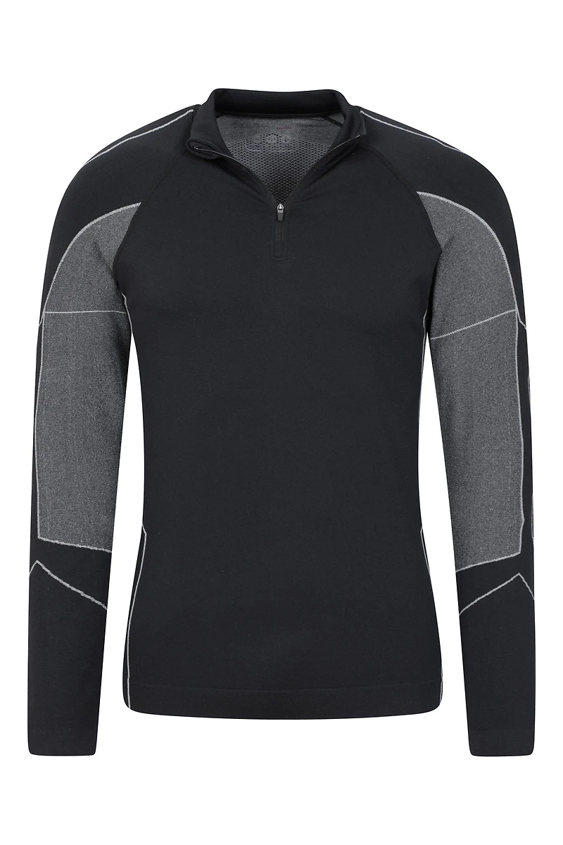 Quiver II Mens Seamless Base Layer Top