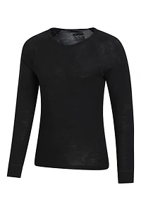 Merino Mens V Neck Base Layer