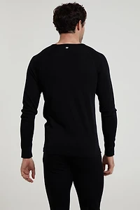 Merino Mens V Neck Base Layer
