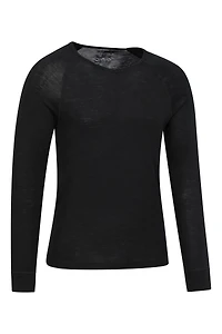 Merino Mens V Neck Base Layer