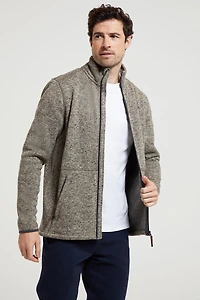 Idris III Mens Full-Zip Fleece