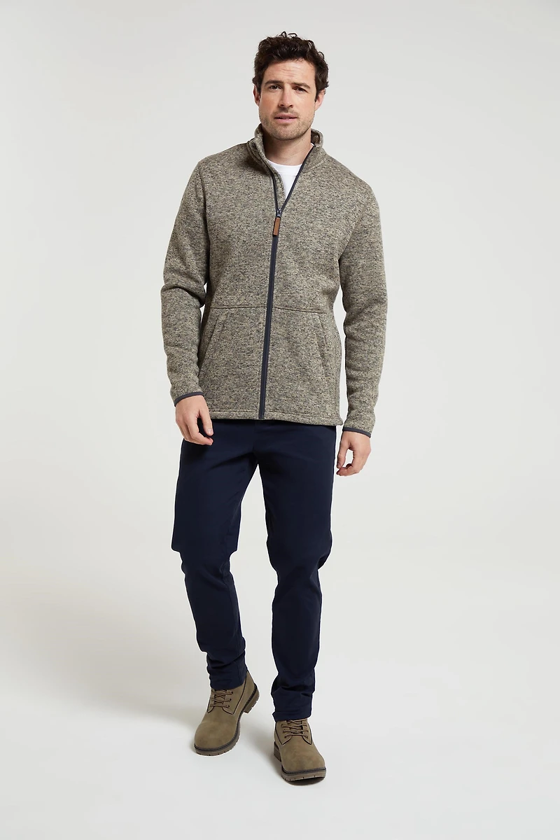 Idris III Mens Full-Zip Fleece