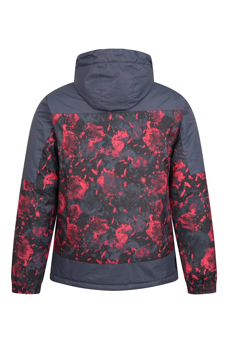 Mens Printed Ski Jacket and Pants Set