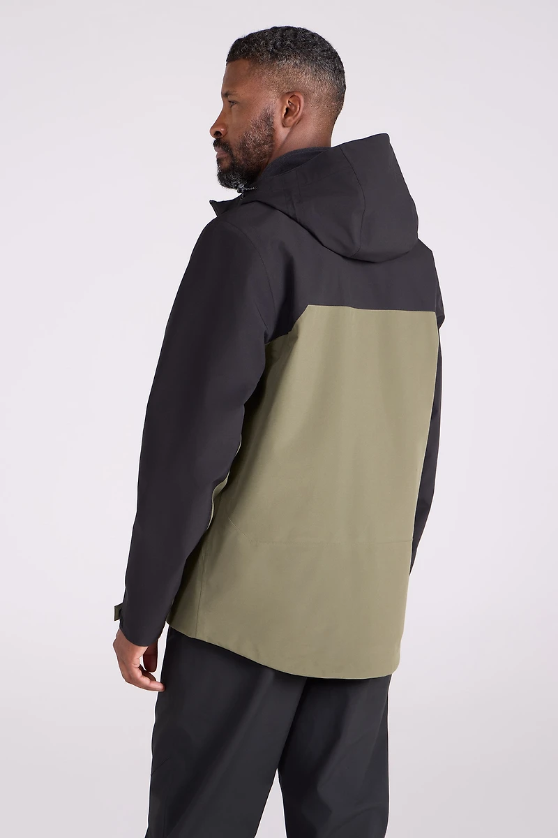 Roam 3 Layer Mens Waterproof Jacket