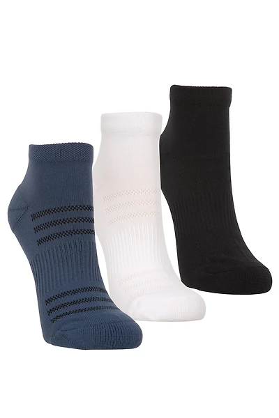 Womens Arch Support Sneaker Socks 3-Pack