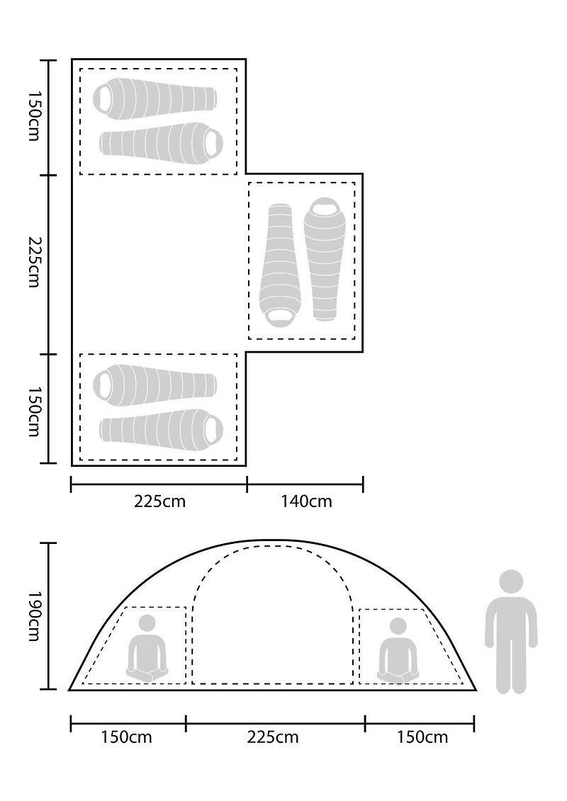 Holiday 6 Man Tent
