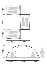 Holiday 6 Man Tent