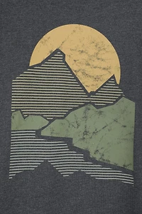 Crest Mountain Mens T-Shirt