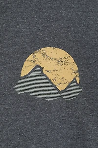 Crest Mountain Mens T-Shirt