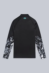 Lillie Womens Printed Panel Rash Guard