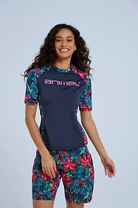Lucie Womens Recycled Rash Guard