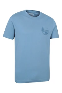 Camping Sketch Mens T-Shirt