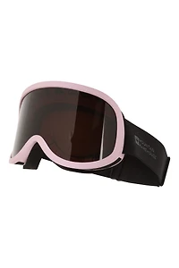 Unisex White Ski Goggles