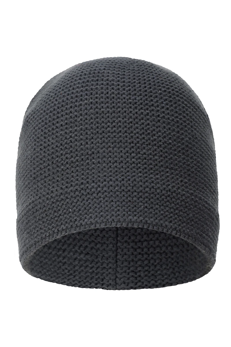 Windproof Mens Fleece Lined Beanie