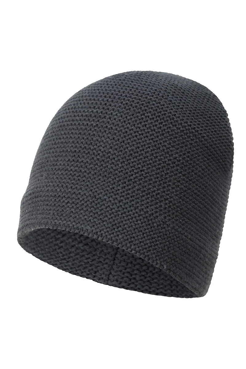 Windproof Mens Fleece Lined Beanie