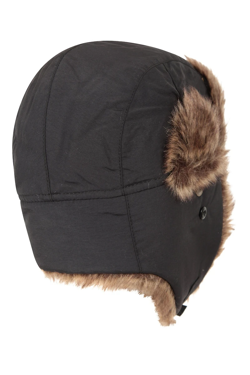Mens Furry Trapper Hat