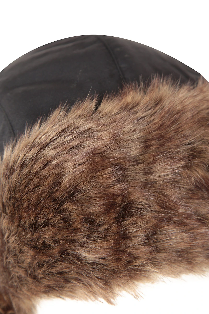 Mens Furry Trapper Hat