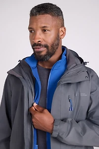Bracken Extreme Mens 3 1 Waterproof Jacket