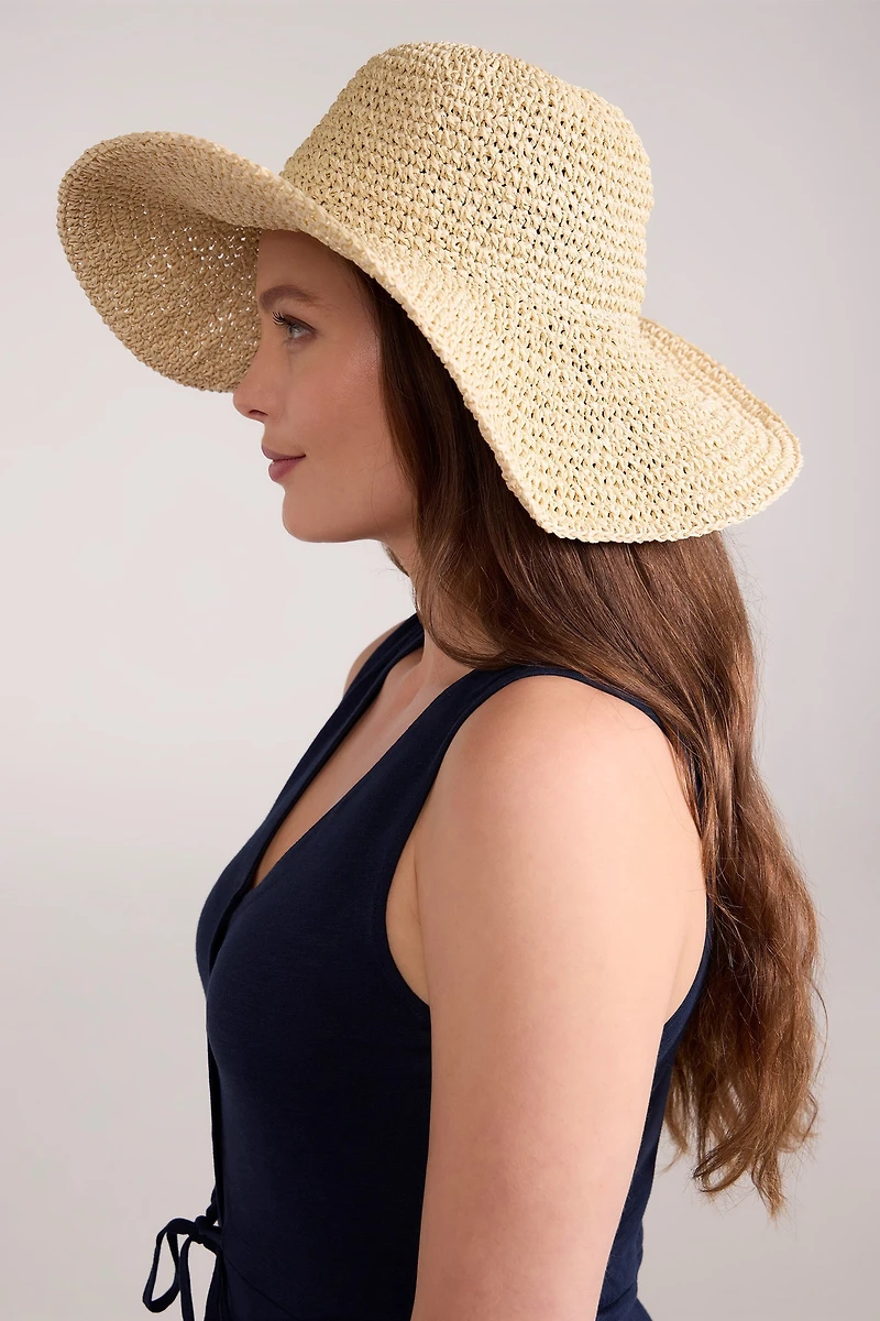 Wide Brim Womens Packable Sun Hat