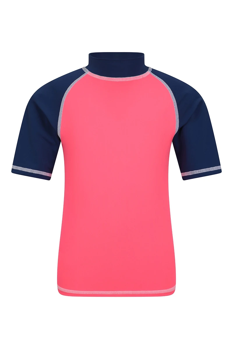Short Sleeved Kids Rash Guard
