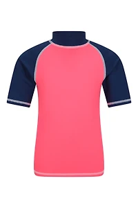 Short Sleeved Kids Rash Guard