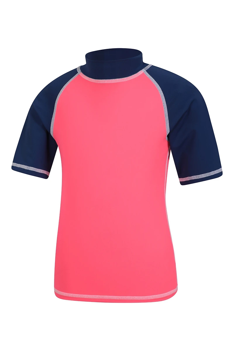 Short Sleeved Kids Rash Guard