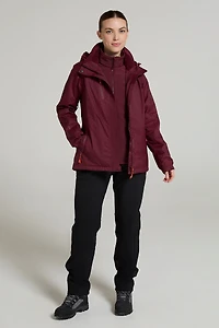 Bracken Extreme Womens 3 1 Waterproof Jacket