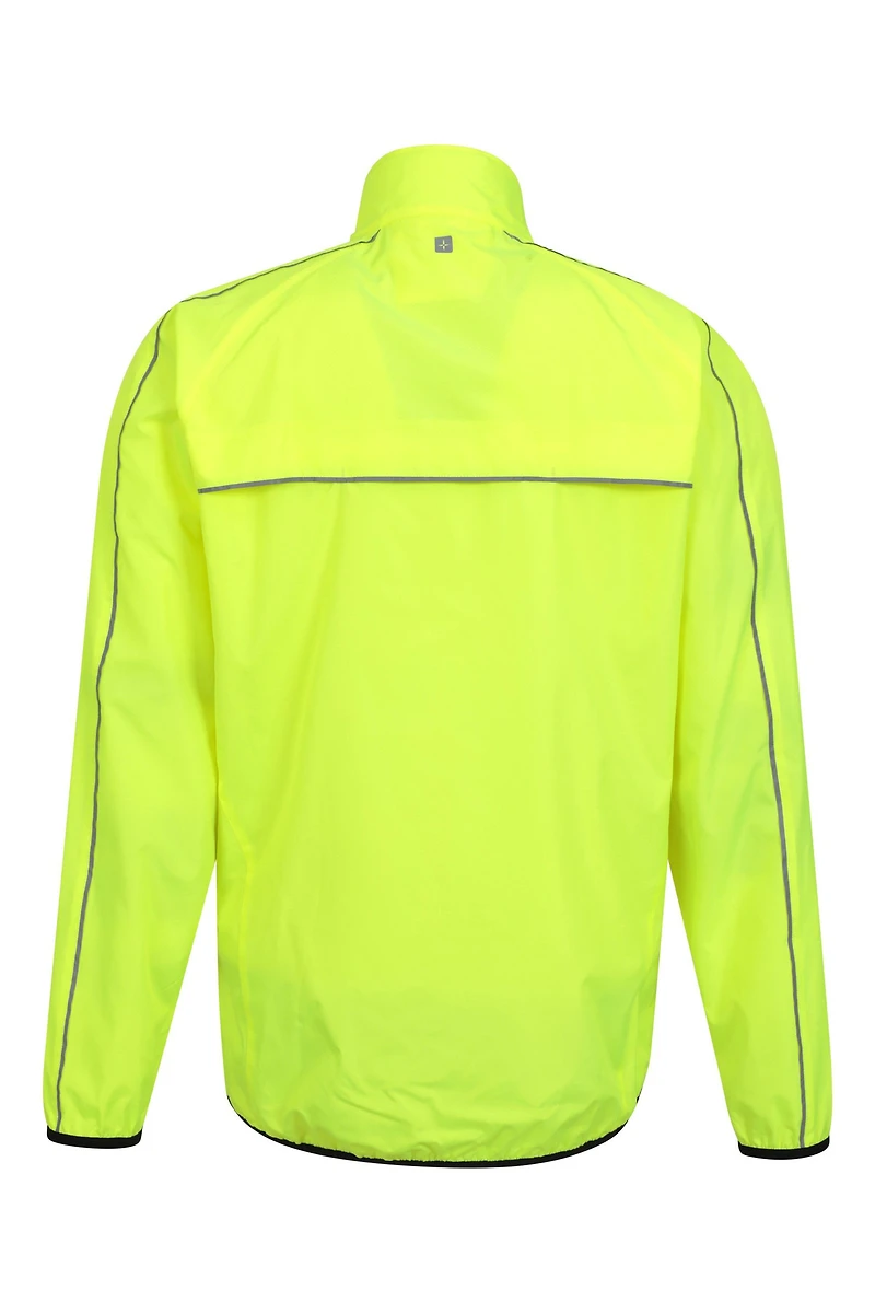 Force Mens Reflective Water-Resistant Running Jacket