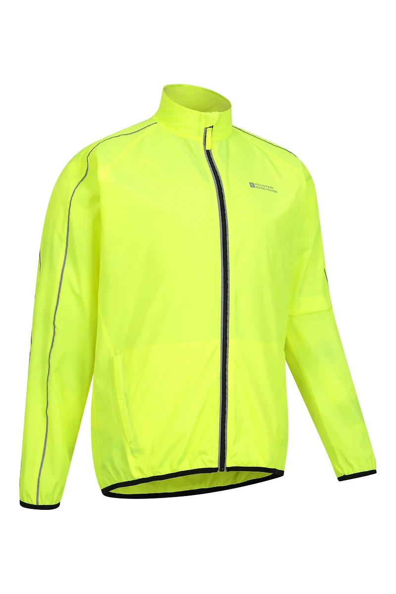 Force Mens Reflective Water-Resistant Running Jacket