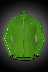 Force Mens Reflective Water-Resistant Running Jacket