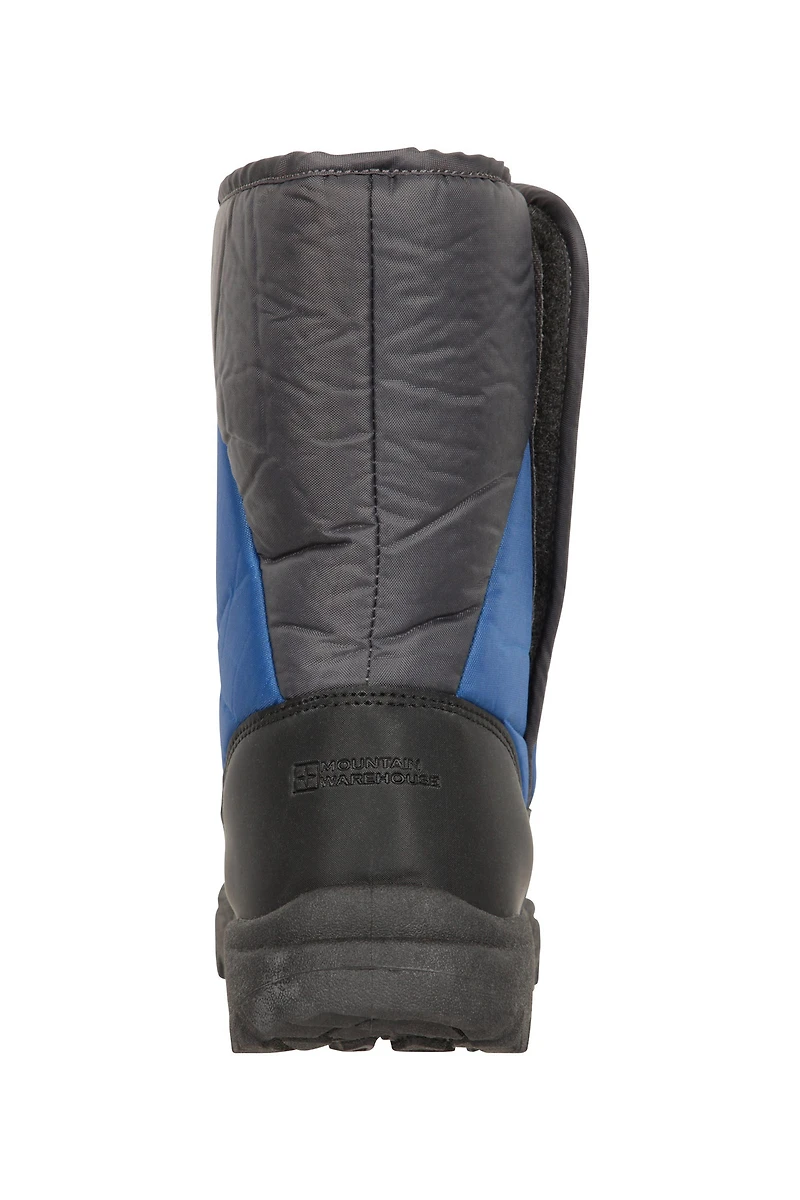 Kids Caribou Single Stripe Adaptive Snow Boots