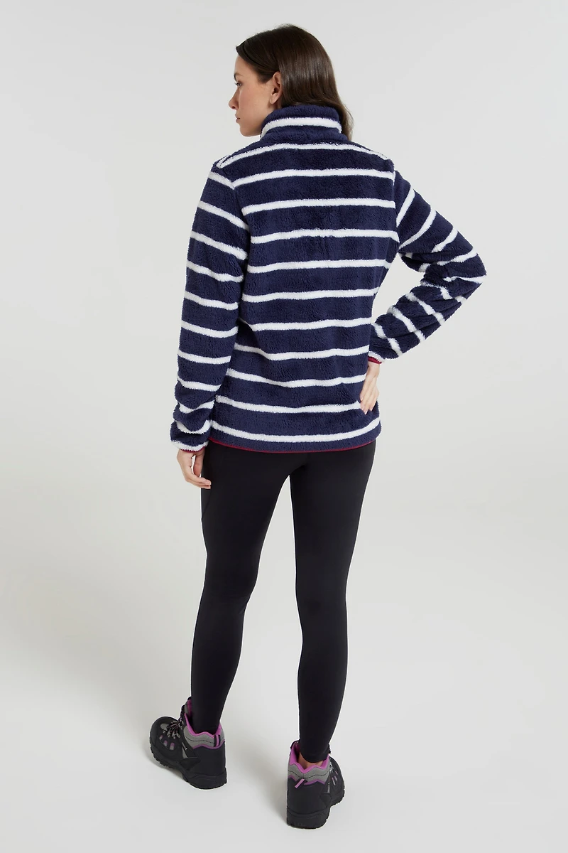 Nessy Stripe Womens Fleece