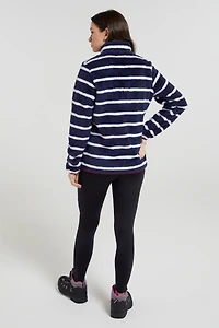 Nessy Stripe Womens Fleece