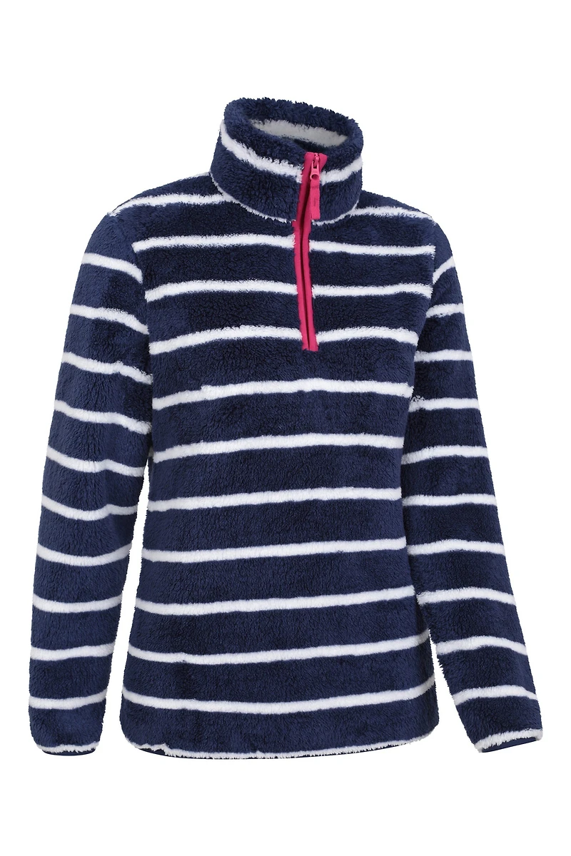 Nessy Stripe Womens Fleece