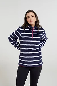 Nessy Stripe Womens Fleece