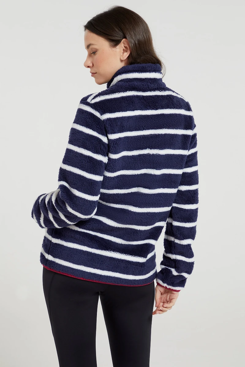 Nessy Stripe Womens Fleece
