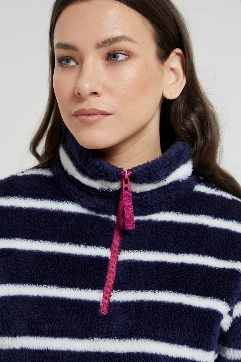 Nessy Stripe Womens Fleece
