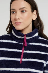 Nessy Stripe Womens Fleece