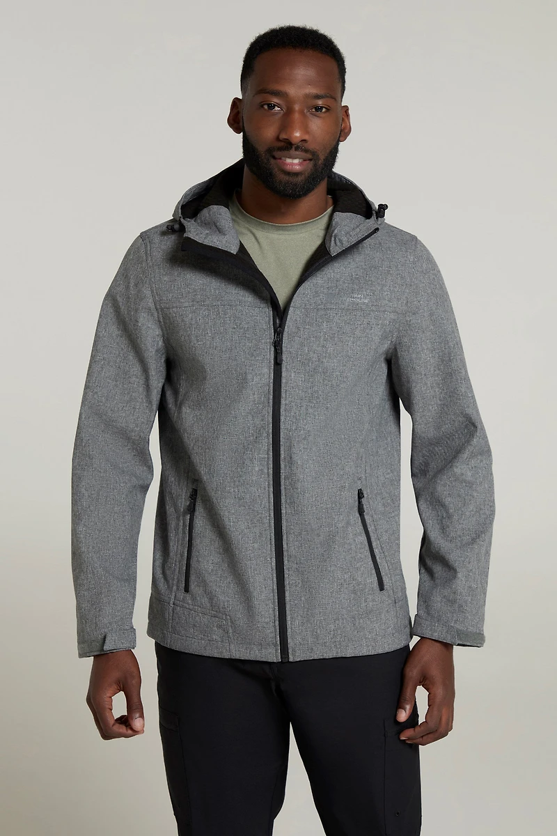 Reykjavik Textured Mens Windproof Softshell