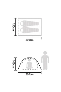 Festival Fun 2 Man Tent