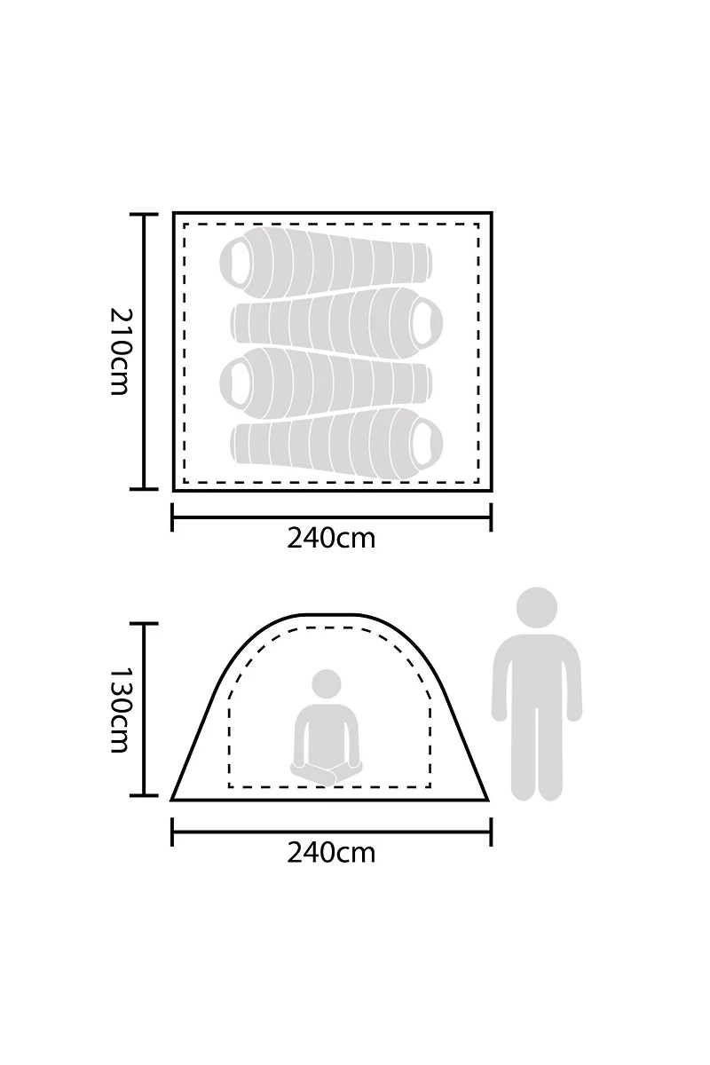 Festival Fun 4 Man Tent