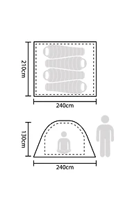 Festival Fun 4 Man Tent