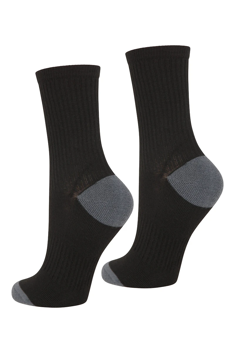 Kids Cushioned Mid-Calf Hiker Socks 2-Pack