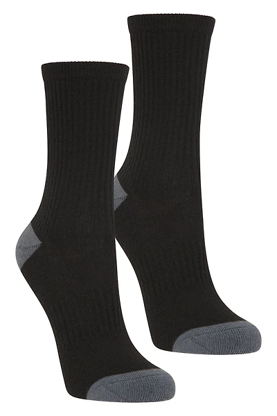 Kids Cushioned Mid-Calf Hiker Socks 2-Pack